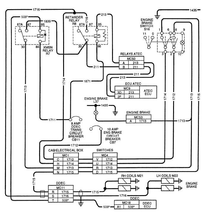 Detroit Series 60 Jake Brake Wiring Diagram - Katy Wiring