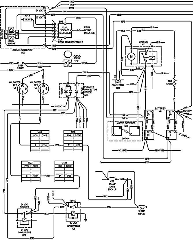 Figure 2-40. Charging System Wiring Schematic (200 AMP) (Sheet 1 of 2)